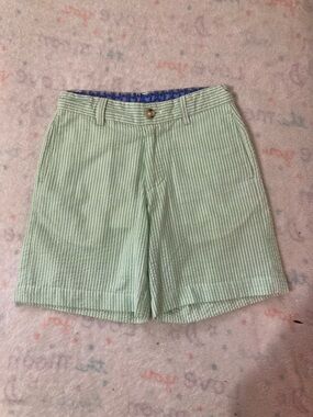 Boys' Mint Green Striped Seersucker Shorts J. Bailey